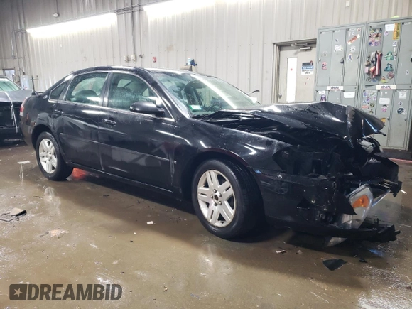 2007 Chevrolet Impala LT with VIN 2G1WC58R679357029, listed as a Copart auction lot 46003355 with 77,785 mi miles and Salvage Title. Bid and sale history available at DreamBid. Image 4.
