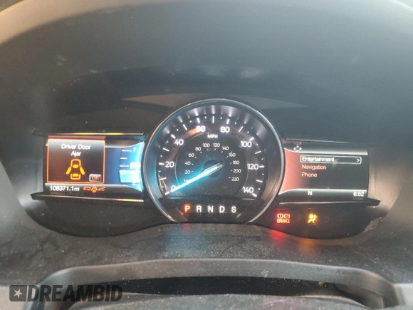 2018 Ford Explorer Sport with VIN 1FM5K8GT4JGB13453, listed as a Copart auction lot 56945725 with 108,371 mi miles and Salvage title. Bid and sale history available at DreamBid. Image 9.