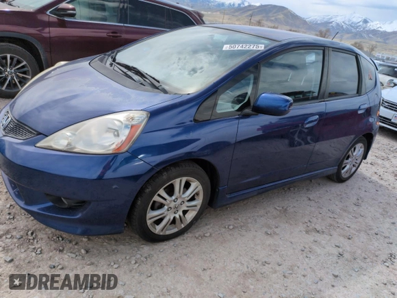 2009 Honda Fit Sport with VIN JHMGE88479S041893, listed as a Copart auction lot 50742275 with 93,206 mi miles and Salvage Title. Bid and sale history available at carsss.com. Image 1.