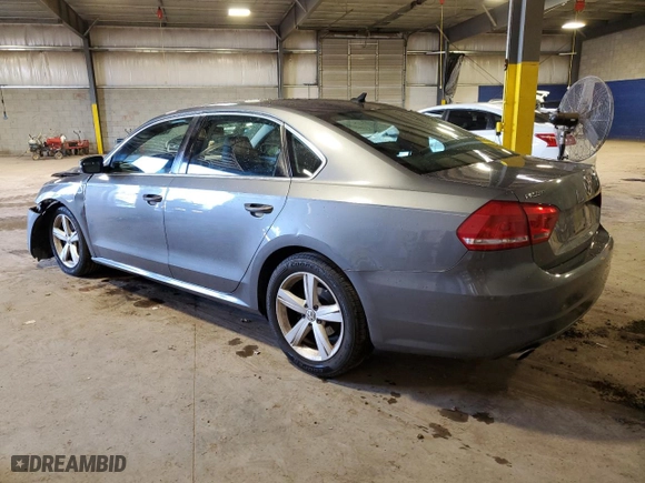 2013 Volkswagen Passat SE with VIN 1VWBP7A30DC112644, listed as a Copart auction lot 48055235 with 68,975 mi miles and Salvage Title. Bid and sale history available at carsss.com. Image 2.