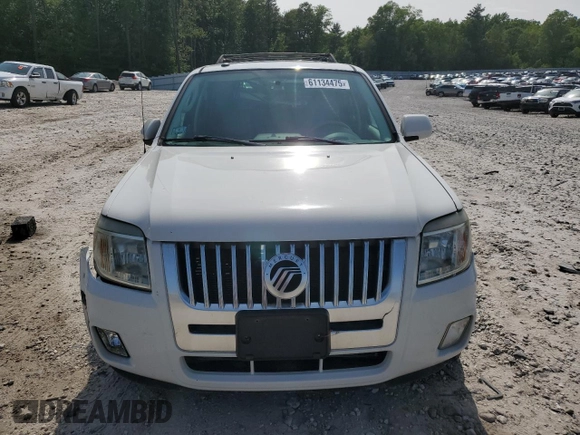 2009 Mercury Mariner Premier z VIN 4M2CU97G09KJ01723, wystawiony jako Copart lot #61134475 z przebiegiem 105 205 mil mil oraz Czysty tytuł • Clean title. Historia ofert i sprzedaży dostępna na DreamBid. Obrazek 5.