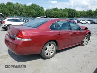 2011 Chevrolet Impala LT Fleet with VIN 2G1WG5EK1B1296529, listed as a Copart auction lot 63859995 with Not provided miles and Salvage title. Bid and sale history available at DreamBid. Image 3.