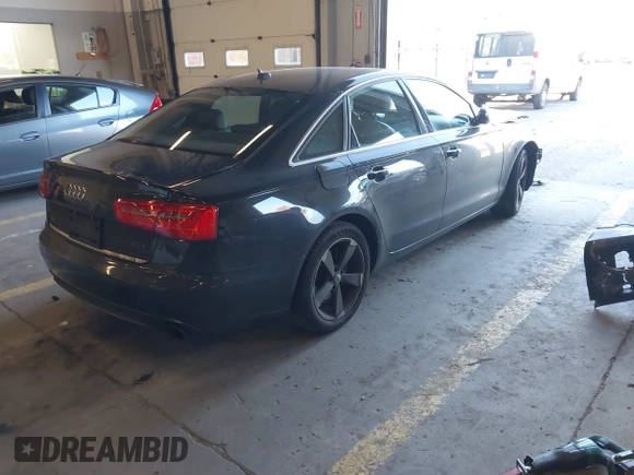 2013 Audi A6 Premium Plus z VIN WAUGFAFC6DN083752, wystawiony jako IAAI lot #41550154 z przebiegiem 151 910 mil mil oraz . Historia ofert i sprzedaży dostępna na DreamBid. Obrazek 4.