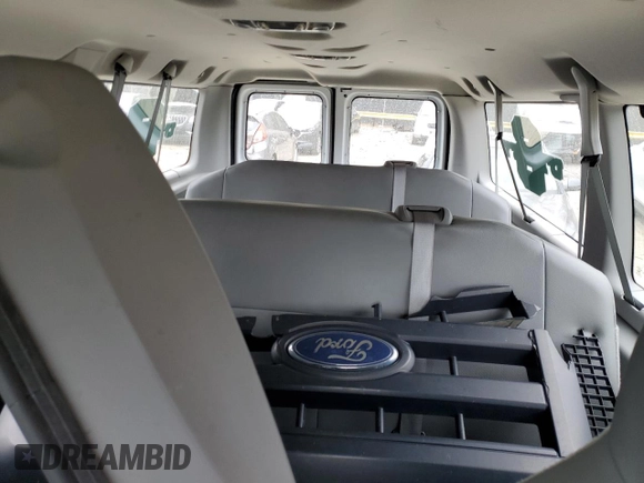 2013 Ford Econoline Passenger XL with VIN 1FMNE1BL4DDA74312, listed as a Copart auction lot 47883195 with 52,654 mi miles and Salvage title. Bid and sale history available at DreamBid. Image 10.