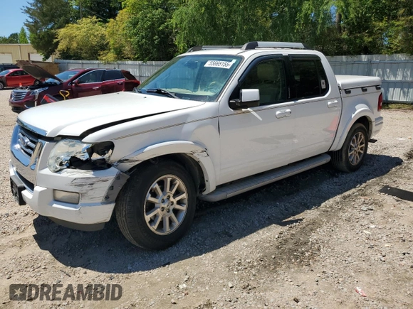 2007 Ford Explorer Sport Trac Limited with VIN 1FMEU53K97UA17737, listed as a Copart auction lot 55665155 with 91,493 mi miles and Salvage title. Bid and sale history available at DreamBid. Image 1.