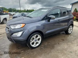 2021 Ford EcoSport SE with VIN MAJ3S2GE7MC448265, listed as a Copart auction lot 60835535 with 55,688 mi miles and Salvage title. Bid and sale history available at DreamBid. Image 1.