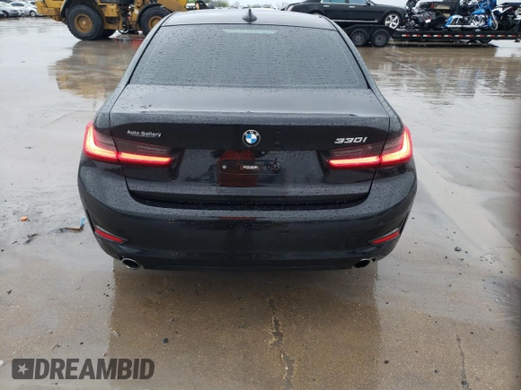 2020 BMW 3 Series 330i with VIN 3MW5R1J08L8B05599, listed as a Copart auction lot 50084805 with 92,028 mi miles and Salvage Title. Bid and sale history available at DreamBid. Image 6.