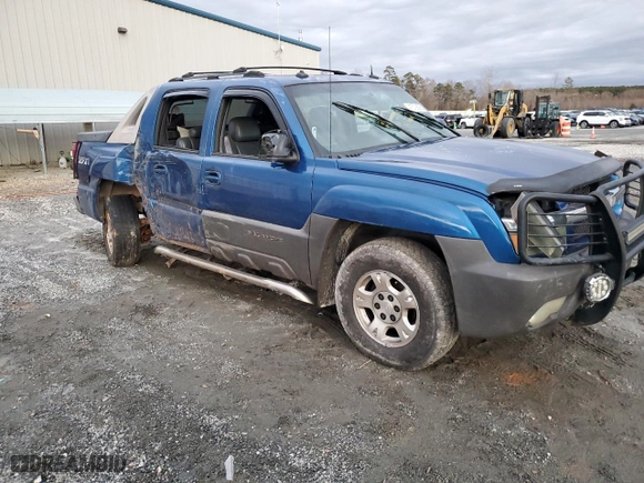 2003 Chevrolet Avalanche with VIN 3GNEK13TX3G347029, listed as a Copart auction lot 41572695 with 0 mi miles and Salvage Title. Bid and sale history available at carsss.com. Image 4.