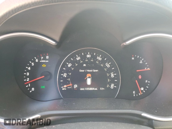 2014 Kia Sorento SX with VIN 5XYKW4A71EG442717, listed as a Copart auction lot 48193205 with 105,884 mi miles and Salvage Title. Bid and sale history available at carsss.com. Image 9.