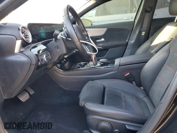 2022 Mercedes-Benz A 220 with VIN W1K3G4FB4NJ365135, listed as a Copart auction lot 53112635 with Not Provided miles and Salvage Title. Bid and sale history available at DreamBid. Image 7.