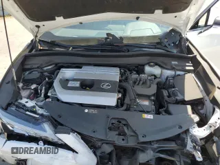 2021 Lexus UX 250h F Sport with VIN JTHE9JBH0M2043962, listed as a Copart auction lot 62220935 with 43,278 mi miles and Salvage title. Bid and sale history available at DreamBid. Image 12.