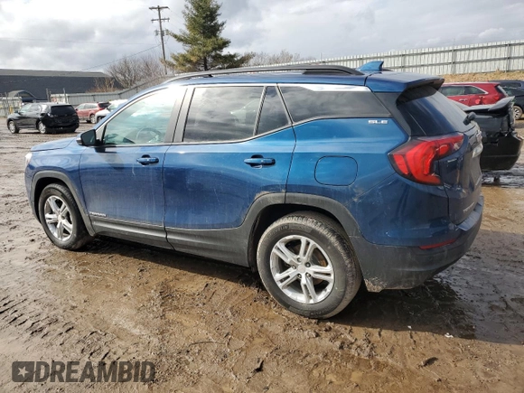 2021 GMC Terrain SLE with VIN 3GKALMEV9ML364356, listed as a Copart auction lot 47808015 with 81,532 mi miles and Non repairable. Bid and sale history available at DreamBid. Image 2.