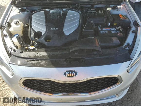 2016 Kia Cadenza Premium with VIN KNALN4D75G5220922, listed as a Copart auction lot 75890434 with 97,541 mi miles and Salvage Title. Bid and sale history available at carsss.com. Image 11.