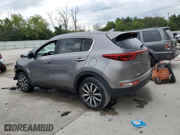 2017 Kia Sportage EX with VIN KNDPNCAC7H7053792, listed as a Copart auction lot 69801424 with 126,077 mi miles and Non repairable. Bid and sale history available at DreamBid. Image 2.
