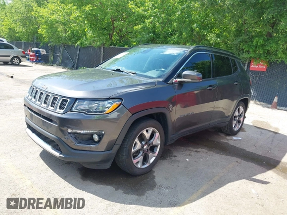 2020 Jeep Compass Limited with VIN 3C4NJCCBXLT114497, listed as a IAAI auction lot 42255213 with 126,059 mi miles and . Bid and sale history available at DreamBid. Image 2.