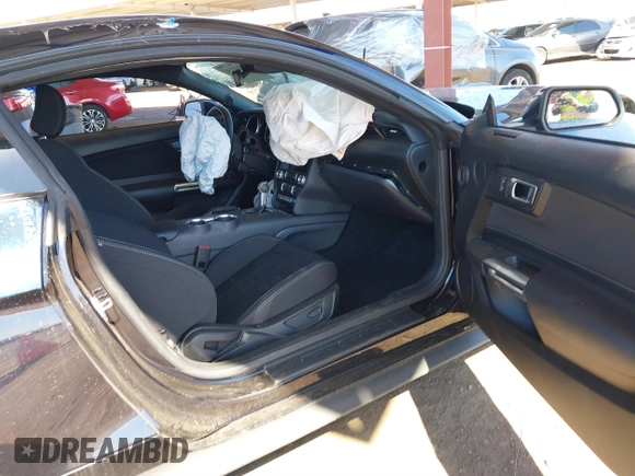 2021 Ford Mustang EcoBoost with VIN 1FA6P8TH2M5104154, listed as a IAAI auction lot 41869810 with 15,561 mi miles and . Bid and sale history available at DreamBid. Image 5.