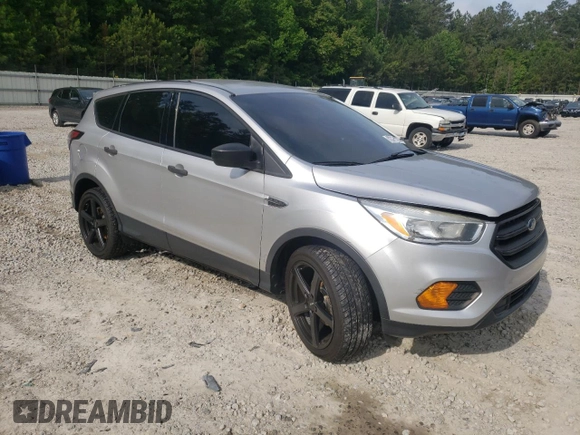 2017 Ford Escape S with VIN 1FMCU0F74HUE01752, listed as a Copart auction lot 57071705 with 97,675 mi miles and Salvage title. Bid and sale history available at DreamBid. Image 4.