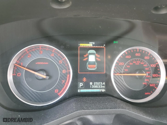 2017 Subaru Impreza Sport with VIN 4S3GTAK67H3728325, listed as a Copart auction lot 52625245 with 139,633 mi miles and Salvage Title. Bid and sale history available at carsss.com. Image 9.