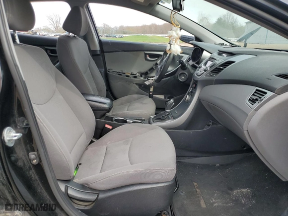 2016 Hyundai Elantra Value Edition with VIN KMHDH4AE4GU541837, listed as a Copart auction lot 52203915 with 96,667 mi miles and Salvage Title. Bid and sale history available at carsss.com. Image 7.