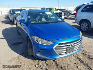 2017 Hyundai Elantra SE with VIN KMHD84LF7HU168235, listed as a IAAI auction lot 41672636 with 110,902 mi miles. Bid and sale history available at carsss.com. Image 1.