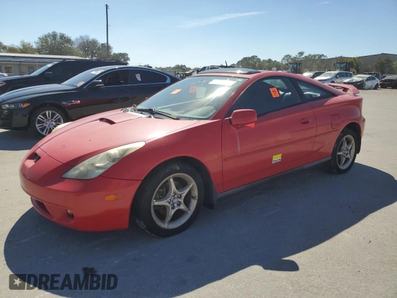 2001 Toyota Celica GTS z VIN JTDDY32T910051985, wystawiony jako Copart lot #77698054 z przebiegiem 158 140 mil mil oraz Szkoda całkowita • Salvage title. Historia ofert i sprzedaży dostępna na DreamBid. Obrazek 1.