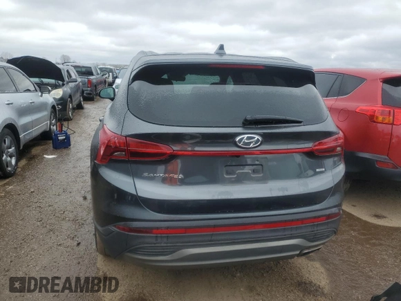 2023 Hyundai Santa Fe SE with VIN 5NMS1DAJ8PH606564, listed as a Copart auction lot 43763605 with 28,326 mi miles and Salvage Title. Bid and sale history available at carsss.com. Image 6.