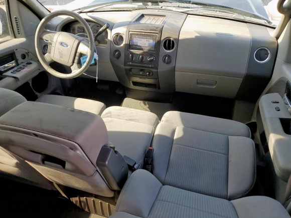 2008 Ford F-150 XL with VIN 1FTRW14W78KC53472, listed as a Copart auction lot 52100445 with 161,390 mi miles and Salvage Title. Bid and sale history available at carsss.com. Image 8.