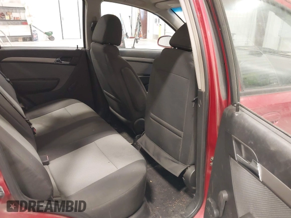 2009 Chevrolet Aveo 1LT with VIN KL1TD66E89B610602, listed as a IAAI auction lot 41829837 with 121,664 mi miles and . Bid and sale history available at DreamBid. Image 8.