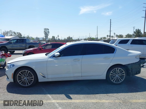 2020 BMW 5 Series 530i with VIN WBAJR3C06LCE63836, listed as a IAAI auction lot 41845186 with 54,559 mi miles and . Bid and sale history available at DreamBid. Image 15.