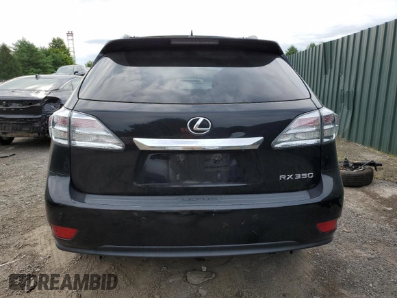 2012 Lexus RX 350 with VIN 2T2BK1BA1CC124251, listed as a Copart auction lot 64886585 with 192,944 mi miles and Salvage title. Bid and sale history available at DreamBid. Image 6.