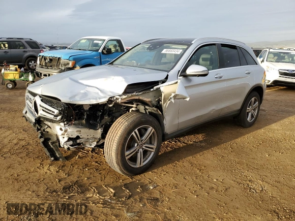 2022 Mercedes-Benz GLC 300 with VIN W1N0G8EB0NG042857, listed as a Copart auction lot 86660434 with Not Provided miles and Salvage Title. Bid and sale history available at DreamBid. Image 1.