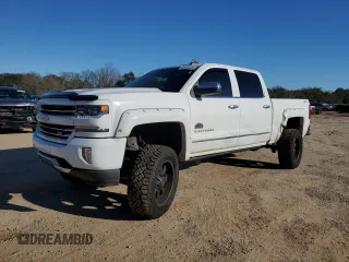 2017 Chevrolet Silverado 1500 LTZ with VIN 3GCUKSEJ5HG151660, listed as a Copart auction lot 45924435 with 136,520 mi miles and Salvage Title. Bid and sale history available at DreamBid. Image 1.