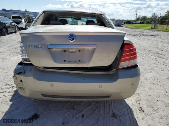 2005 Mercury Montego Premier with VIN 1MEFM42195G624355, listed as a Copart auction lot 78542964 with 0 mi miles and Salvage Title. Bid and sale history available at carsss.com. Image 6.