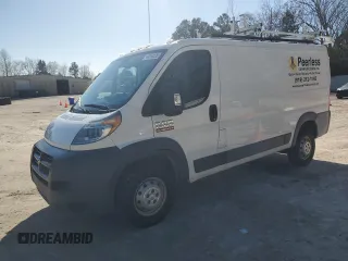 2017 Ram ProMaster Cargo with VIN 3C6TRVAG8HE511008, listed as a Copart auction lot 44364135 with 114,259 mi miles and Clean Title. Bid and sale history available at carsss.com. Image 1.