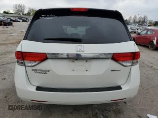 2017 Honda Odyssey SE with VIN 5FNRL5H36HB024018, listed as a Copart auction lot 52437385 with 105,175 mi miles and Salvage Title. Bid and sale history available at carsss.com. Image 6.