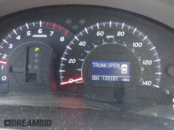 2010 Toyota Camry with VIN 4T1BF3EK2AU111836, listed as a IAAI auction lot 41822991 with 133,181 mi miles and . Bid and sale history available at DreamBid. Image 15.