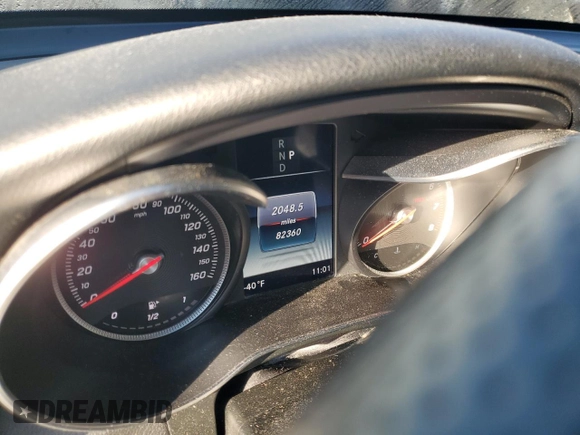 2018 Mercedes-Benz GLC with VIN WDC0G4KBXJV065793, listed as a Copart auction lot 72727284 with 82,360 mi miles and Salvage Title. Bid and sale history available at carsss.com. Image 9.