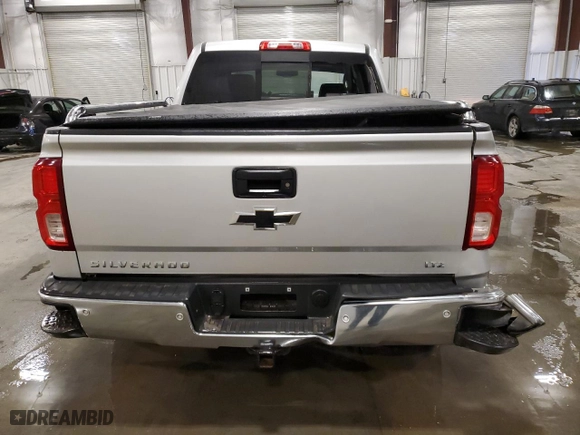 2017 Chevrolet Silverado 1500 LTZ with VIN 3GCUKSEC7HG216705, listed as a Copart auction lot 88794075 with 118,796 mi miles and Salvage Title. Bid and sale history available at carsss.com. Image 6.
