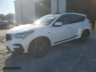 2020 Acura RDX w/A-Spec Pkg with VIN 5J8TC1H65LL014094, listed as a Copart auction lot 76185354 with 56,937 mi miles and Salvage Title. Bid and sale history available at carsss.com. Image 1.