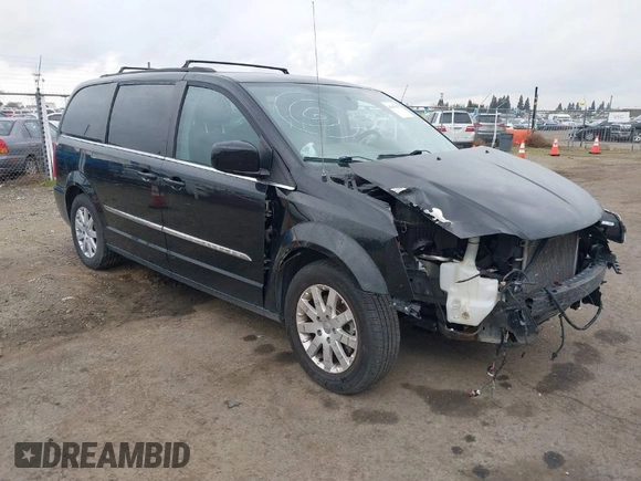 2016 Chrysler Town & Country Touring with VIN 2C4RC1BG8GR199944, listed as a IAAI auction lot 41647063 with 1 mi miles. Bid and sale history available at carsss.com. Image 1.