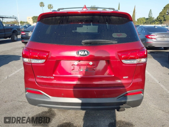 2017 Kia Sorento LX with VIN 5XYPG4A37HG220672, listed as a IAAI auction lot 41949310 with 196,269 mi miles. Bid and sale history available at carsss.com. Image 16.