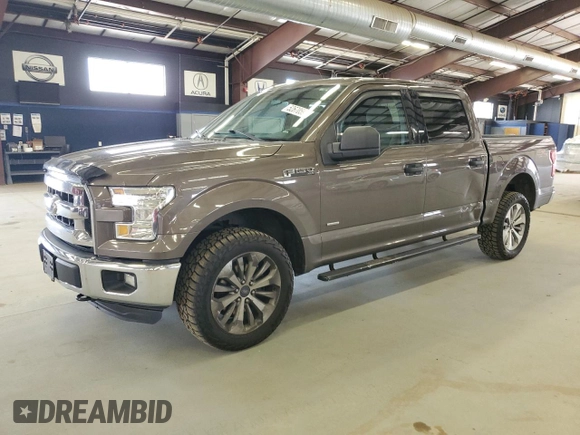 2016 Ford F-150 XLT with VIN 1FTEW1EG1GFA16490, listed as a Copart auction lot 52670595 with 135,505 mi miles and Salvage Title. Bid and sale history available at carsss.com. Image 1.