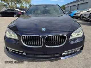 2015 BMW 7 Series 750i xDrive with VIN WBAYB6C5XFD965910, listed as a Copart auction lot 55407895 with 173,486 mi miles and Salvage Title. Bid and sale history available at carsss.com. Image 5.