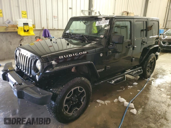 2015 Jeep Wrangler Unlimited Rubicon with VIN 1C4BJWFG3FL653961, listed as a Copart auction lot 47497135 with 97,707 mi miles and Clean title. Bid and sale history available at DreamBid. Image 1.