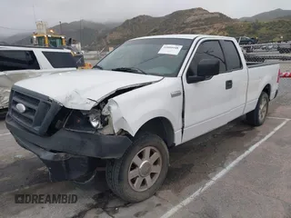 2007 Ford F-150 STX with VIN 1FTRX12W57FA45095, listed as a IAAI auction lot 41880108 with 168,216 mi miles and . Bid and sale history available at DreamBid. Image 2.