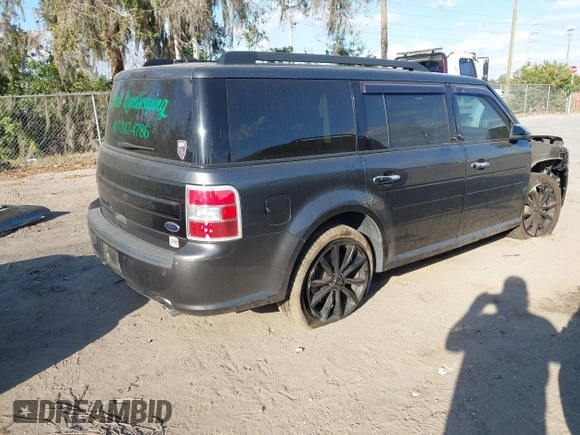 2018 Ford Flex SEL z VIN 2FMGK5C83JBA11464, wystawiony jako IAAI lot #41556720 z przebiegiem 70 455 mil mil oraz . Historia ofert i sprzedaży dostępna na DreamBid. Obrazek 4.