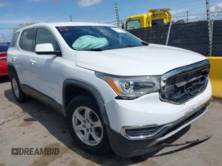 2019 GMC Acadia SLE with VIN 1GKKNKLA3KZ124633, listed as a IAAI auction lot 41921172 with 47,807 mi miles. Bid and sale history available at carsss.com. Image 1.