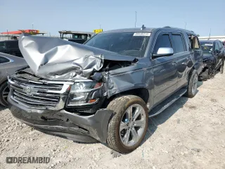 2020 Chevrolet Suburban Premier with VIN 1GNSKJKCXLR140158, listed as a Copart auction lot 69436314 with 52,922 mi miles and Salvage Title. Bid and sale history available at carsss.com. Image 1.