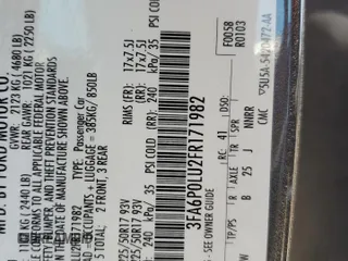 2015 Ford Fusion SE Hybrid with VIN 3FA6P0LU2FR171982, listed as a Copart auction lot 60216585 with 113,750 mi miles and Salvage title. Bid and sale history available at DreamBid. Image 13.