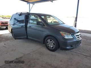 2006 Honda Odyssey EX with VIN 5FNRL384X6B461661, listed as a Copart auction lot 61051915 with 190,578 mi miles and Salvage title. Bid and sale history available at DreamBid. Image 4.